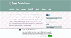 Desktop Screenshot of donnaascoltadonna.org
