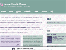 Tablet Screenshot of donnaascoltadonna.org